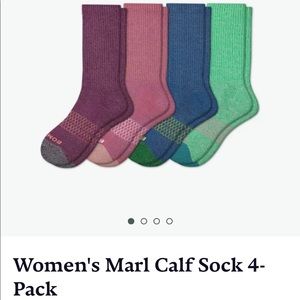 🌿NWT 4-Pack Bombas Socks - Calf/Crew